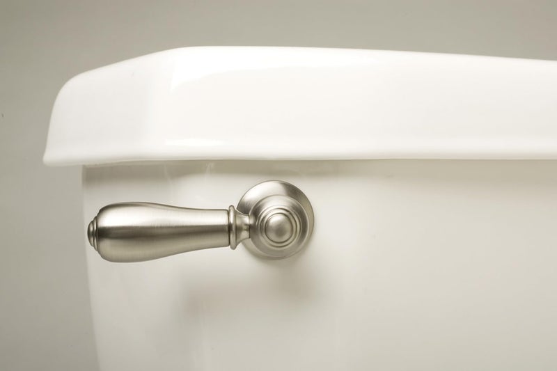 Plumb Pak Keeney PP836-71BNL Universal Fit Toilet Handle Tank Flush Lever, Decorative Faucet Style for Front, Side, or Angle Mount, Brushed Nickel - Image 2